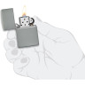 Зажигалка ZIPPO CLASSIC FLAT GREY 49452