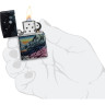 Зажигалка ZIPPO SPACE IN COLOR DESIGN 46432