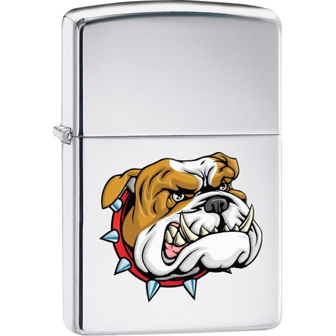 Zippo 250 Mean Dog — зажигалка с бульдогом