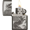 Zippo Classic 28802 — металлическая зажигалка, чёрная