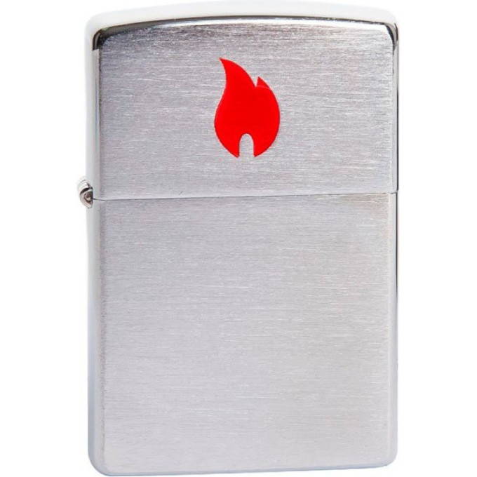 Zippo 200 Red Flame — зажигалка с рисунком «Красное пламя»
